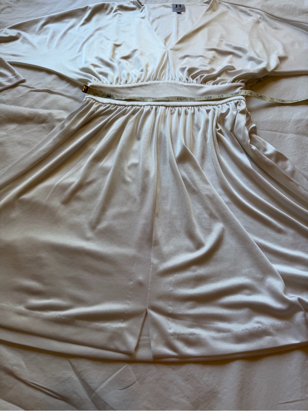 Halston Heritage White Carrie Bradshaw Dress Size 2 - Picture 7 of 12